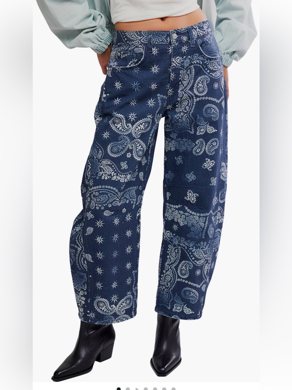 NWT: We the Free Barrel in Navy Bandana